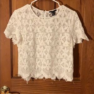 Cropped Lacey top